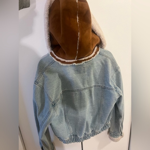 Free People Fur Denim jacket - Picture 13 of 13